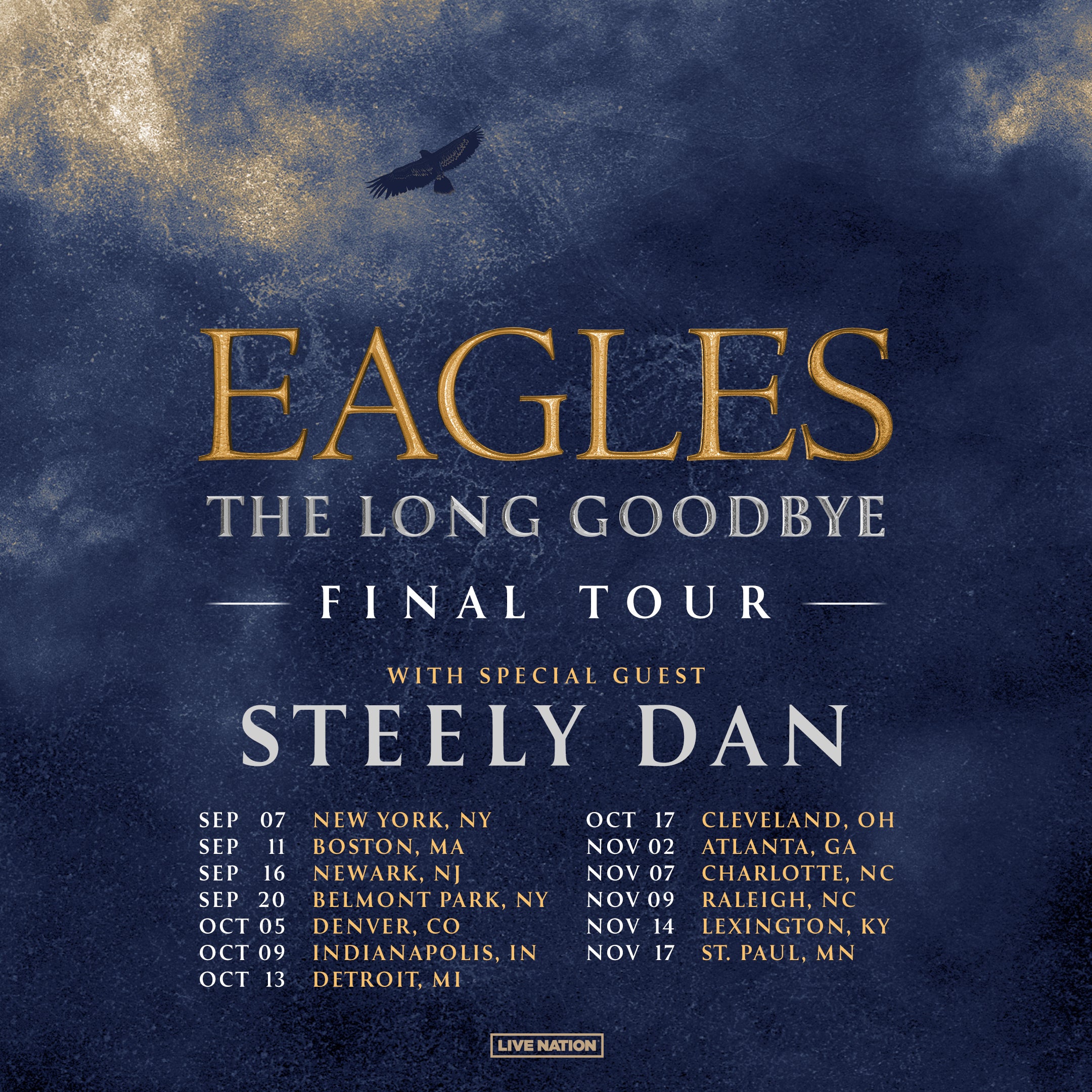 The Eagles to perform in Charlotte on upcoming final tour: 'The time has  come'