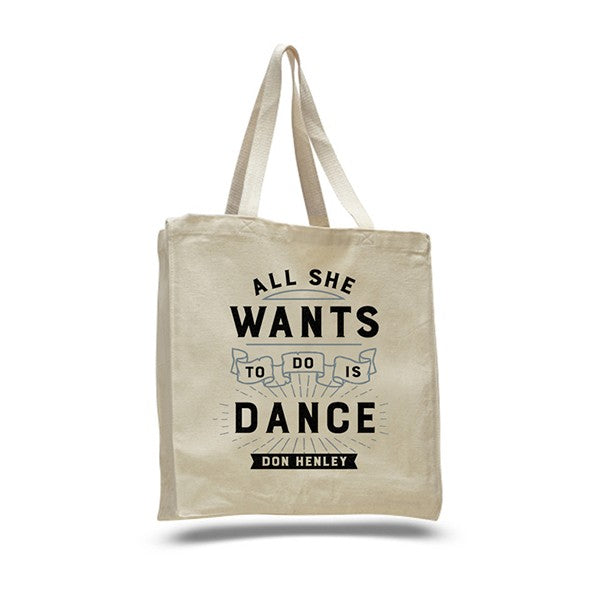 tote-natural-"all she wants to do is dance"