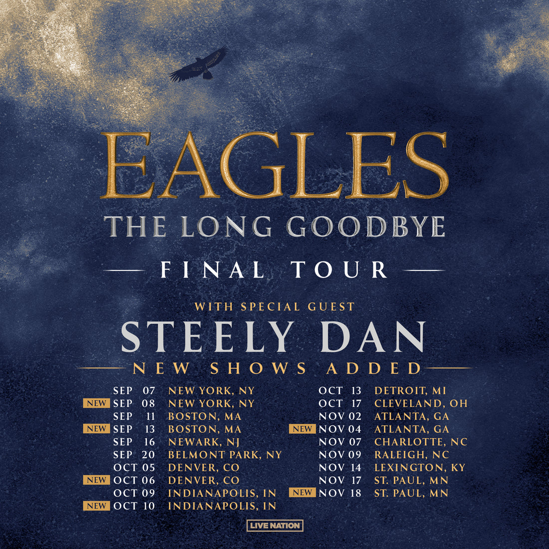 New Dates Added to "The Long Goodbye" Tour